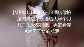 [MP4/1.12G]10-19酒店偷拍！这对情侣呆在酒店大半个月，几乎每天都打炮，男的看完A片再干女的发泄