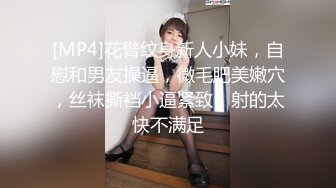 [MP4]花臂纹身新人小妹，自慰和男友操逼，微毛肥美嫩穴，丝袜撕裆小逼紧致，射的太快不满足