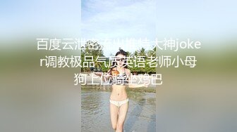 百度云泄密流出推特大神joker调教极品气质英语老师小母狗上位骑坐鸡巴