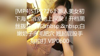 [MP4]STP27263 新人美女初下海！浴室地上尿尿！开档黑丝拨开内裤&nbsp;&nbsp;白嫩奶子多毛肥穴 翘起屁股手指拍打 VIP0600