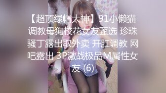 【超顶绿帽大神】91小懒猫 调教母狗校花女友甄选 珍珠骚丁露出取外卖 开肛调教 网吧露出 3P激战极品M属性女友 (6)